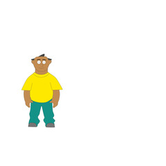 front view of a man