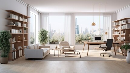 A photo of a real estate agent's office