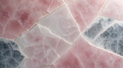 Fototapeta premium Pink and Gray Stone Mosaic Texture Background