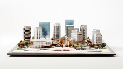 A photo of a real estate investment portfolio