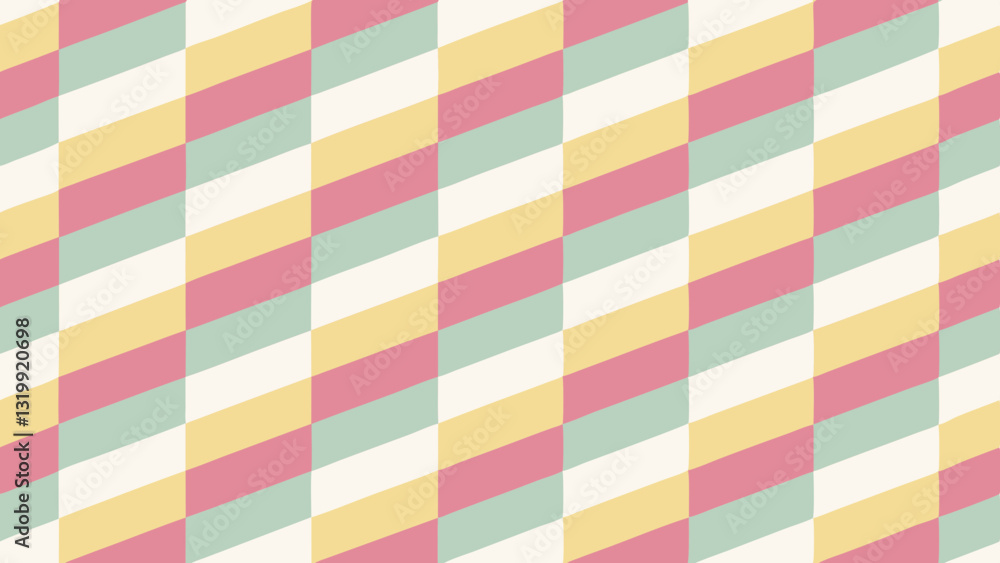 Poster a seamless and colorful abstract geometric pattern that can be used as a background or wallpaper. th