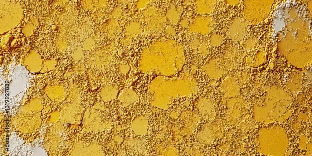 Wall mural an abstract background featuring soft overlapping textures in various shades of yellow, resembling a