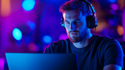 Industrial engineer working efficiently in modern factory setting