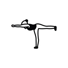 Gymnastics Vector icon