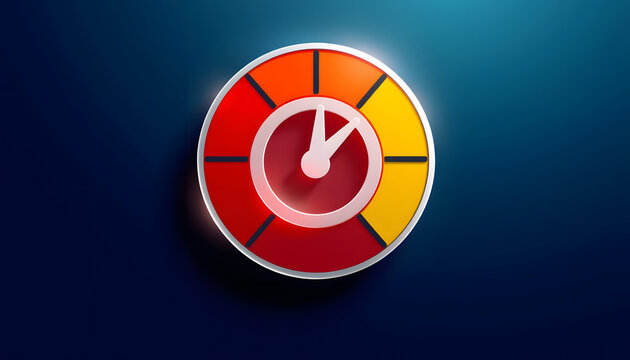 Power credit score icon. Flat illustration of power credit score vector icon for web design , with white tonespng