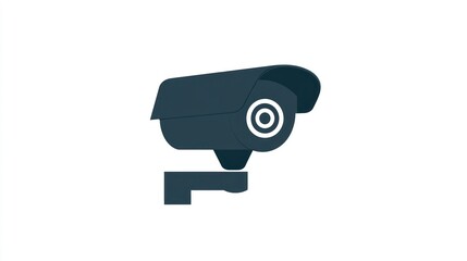 Surveillance Camera Icon Modern Security System Symbol for Safety and Monitoring Solutions