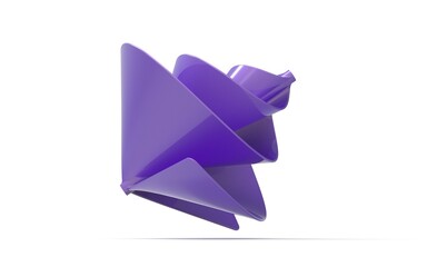 3d illustration of archimedes wind turbine isolated on white background
