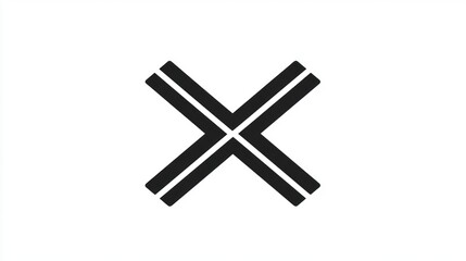 Obraz premium Abstract Geometric Design with Intersecting Lines Modern Minimalist Art for Creative Projects