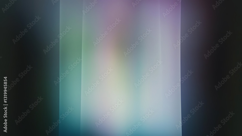 Poster vertical bands of colors creating an abstract visual composition