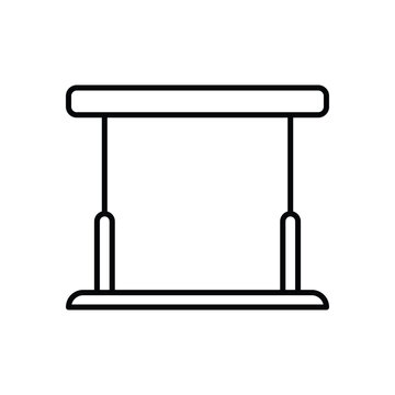 Parallel Bars Vector icon