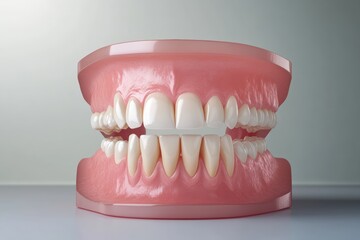 Obraz premium Detailed graphic layout showcasing dental anatomy for advertising initiatives