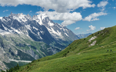 mountain landscape in summer Alpy sabaudzkie italy