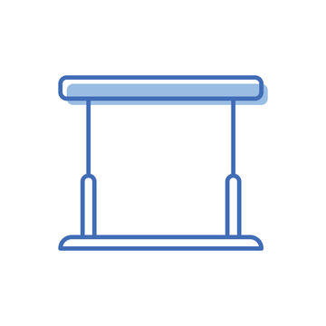 Parallel Bars Vector icon