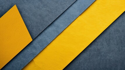 Elegant abstract paper texture featuring minimal geometric shapes in a soft palette of yellow and gray tones.