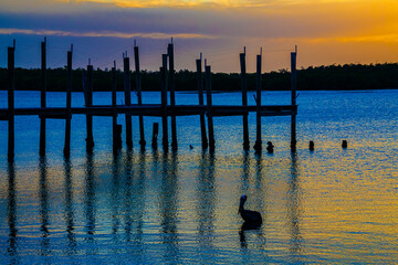 Sunset at the pier