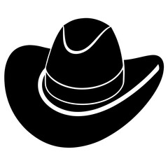 cowboy hat isolated on white