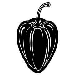 Vector Habanero Illustration - Cartoon, Clipart, and Line Art Design with White Background, High-quality vector habanero design in cartoon, clipart, and line art styles with a white background