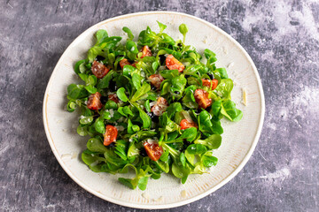 Green lettuce salad