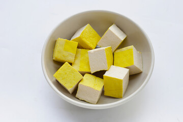 Soy tofu cubes, Tofu soy bean curd