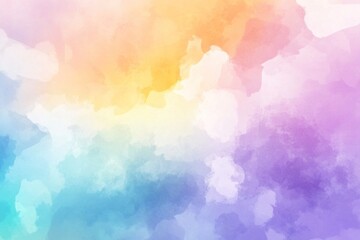 Colorful watercolor abstract background, soft hues