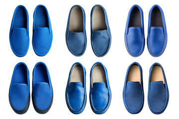 Stylish Blue Loafers and Slip-ons A Collection of Comfortable Footwear