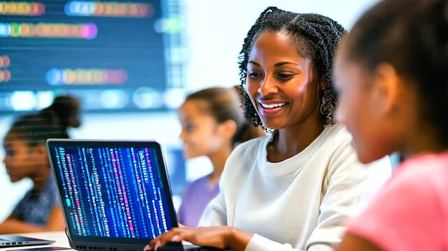 Inspiring young girls to excel in coding through dynamic and engaging learning environments.