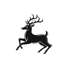 eer Reindeer Vector Illustration with White Background - Cartoons, Clipart & Line Art Design, Creative reindeer vector illustration with a white background, perfect for digital designs. 