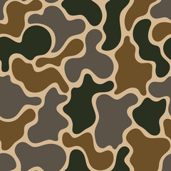 vector duck hunter camouflage pattern