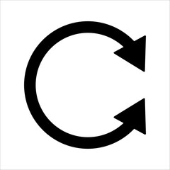 diameter Icon Symbol isolated white background. vector illustration. color editable.