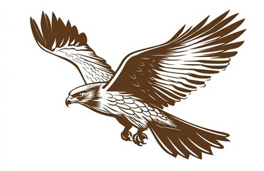 Obraz premium A majestic falcon swooping through the air showcasing its incredible wingspan and graceful hunting skills in a dramatic sky background perfect for nature enthusiasts and wildlife presentations