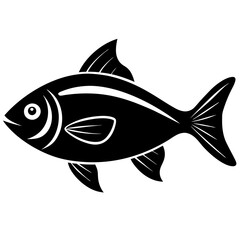 Fish and Seafood Flat Icons for Food Apps and Websites - Vector, Cartoon, Clipart, Line Art, Flat vector icons of fish and seafood for food apps, websites, and digital food design