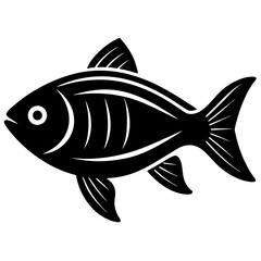 Fish and Seafood Flat Icons for Food Apps and Websites - Vector, Cartoon, Clipart, Line Art, Flat vector icons of fish and seafood for food apps, websites, and digital food design