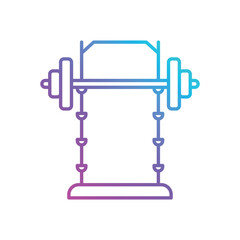Obraz premium Power Rack Vector icon