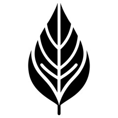 Green Leaf Ecology Nature Element Vector Icon, Leaf Icon, Green Nature Design Clipart, Green leaf ecology nature vector icon for eco-friendly designs, perfect for cartoons and clipart.