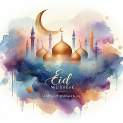 Eid Al Fitr Eid Mubarak Poster, Banner Design