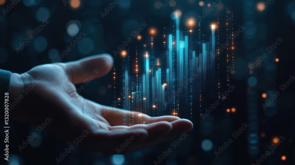 Poster digital growth: data visualization in the palm of your hand
