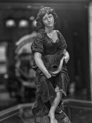 young woman in the street