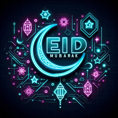 Eid Al Fitr Eid Mubarak Poster, Banner Design