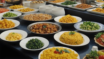 Fototapeta premium foods in the buffet