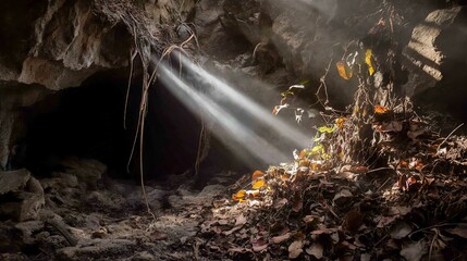 Obraz premium Serene Nature Landscape with Grass Water Tree River and Forest in Spring and Summer