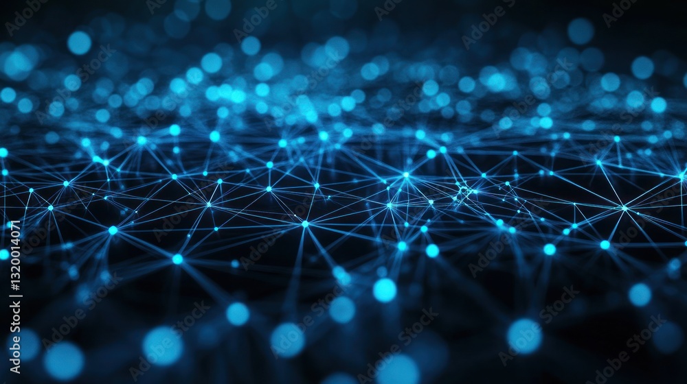 Poster abstract network connections: digital connectivity and data flow visualization