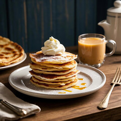 Golden Crispy Roti Tisu with Caramelized Glaze