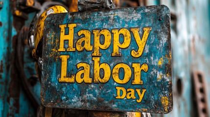 Happy Labor Day signage