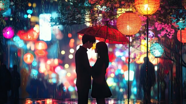 Couple gazing at each other during a vibrant sunset showcasing deep connection and love perfect for relationship blogs romance marketing and emotional advertising visuals ideal for couples retreat