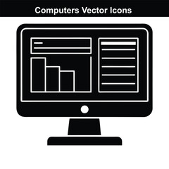 Digital Innovation Icons A Visual Guide to Computer Technology.