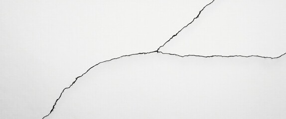 Gray stucco wall backdrop featuring a crack. Gray cement backdrop for interior design.