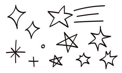 手描きのイラストセット