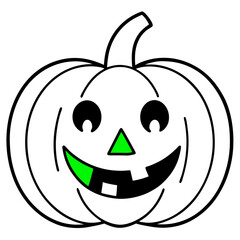 Pumpkin Squash for Halloween and Thanksgiving Flat Color Icon Vector Illustration for Apps, Flat color pumpkin squash icon for Halloween and Thanksgiving, perfect for apps and websites 