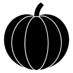 Pumpkin Squash for Halloween and Thanksgiving Flat Color Icon Vector Illustration for Apps, Flat color pumpkin squash icon for Halloween and Thanksgiving, perfect for apps and websites 