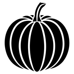 Pumpkin Squash for Halloween and Thanksgiving Flat Color Icon Vector Illustration for Apps, Flat color pumpkin squash icon for Halloween and Thanksgiving, perfect for apps and websites 